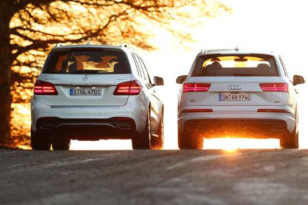 Audi Q7 3.0 TDI Quattro, Mercedes GLS 350 d 4Matic