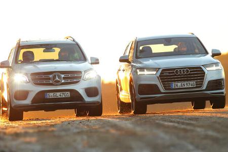 Audi Q7 3.0 TDI Quattro, Mercedes GLS 350 d 4Matic