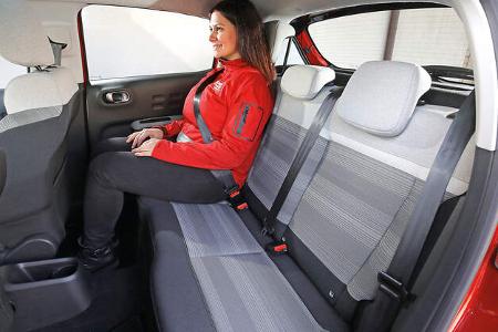 Citroën C3 BlueHDi 100, Fondsitze