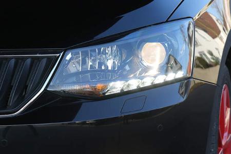 Skoda Fabia 1.4 TDI, Frontscheinwerfer