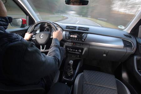 Skoda Fabia 1.4 TDI, Cockpit, Fahrersitz