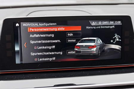 BMW 530d, Navi, Rundinstrumente