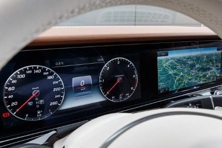 Mercedes E 350 d, Anzeigeinstrumente