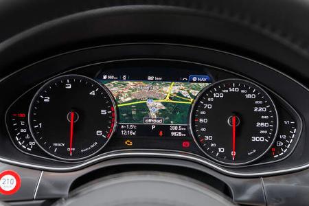 Audi A6 3.0 TDI Quattro, Navi, Rundinstrumente