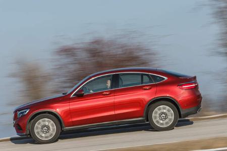 Mercedes GLC 300 4Matic Coupé, Seitenansicht