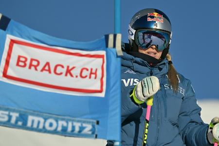 St. Moritz: Vonn mit gelungenem Comeback St. Moritz: Vonn mit gelungenem Comeback
