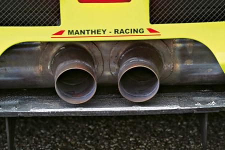 Manthey-Porsche 911 GT3 R, Endrohre