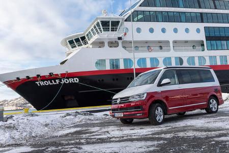 VW T6 California Bulli Camping Lofoten Norwegen