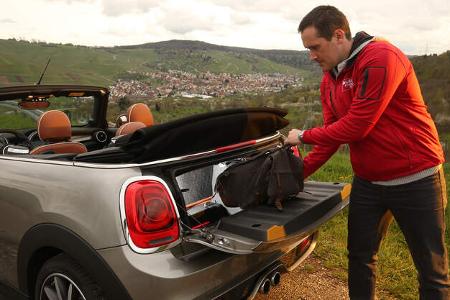 Mini Cooper S Cabrio, Kofferraum