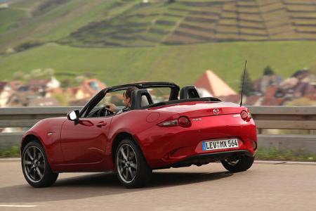 Mazda MX-5 G 160, Heckansicht