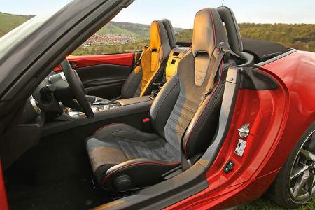 Mazda MX-5 G 160, Fahrersitz