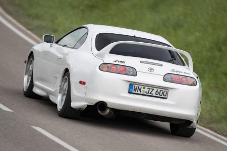 Toyota Supra, Heckansicht