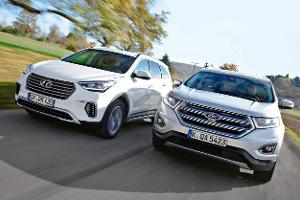 SUV-Mittelklasse im Test