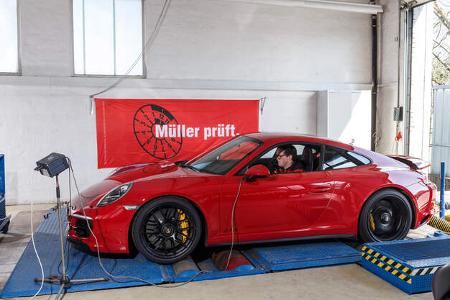 Porsche 911 Carrera GTS, Leistungsmessung