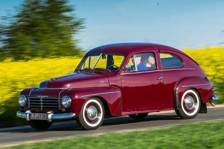 Volvo PV 444, Seitenansicht