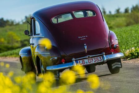 Volvo PV 444, Heckansicht
