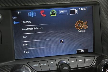 Chevrolet Corvette Z06, Interieur