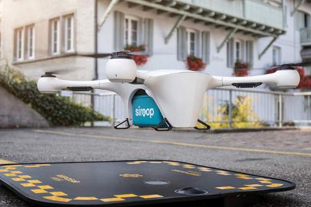 Mercedes Vans and Drones Pilotprojekt Zürich 2017