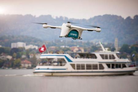 Mercedes Vans and Drones Pilotprojekt Zürich 2017
