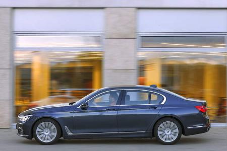 BMW 740i, Exterieur Seite