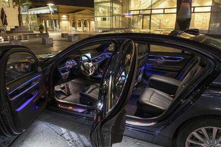 BMW 740i, Exterieur Seite, Interieur