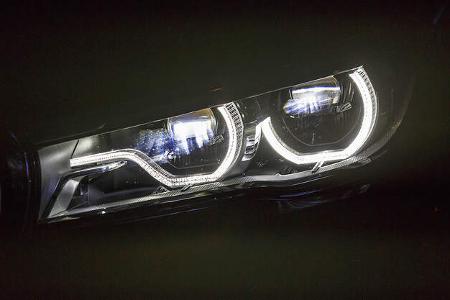 BMW 740i, Exterieur Front, Scheinwerfer