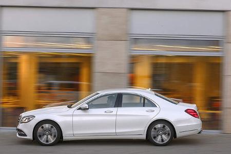 Mercedes S 450 4Matic, Exterieur Seite