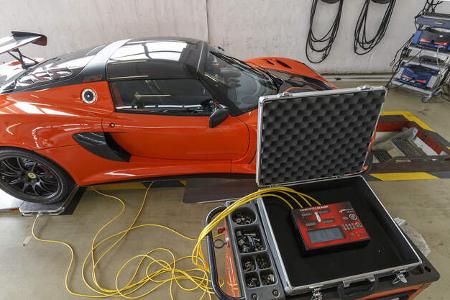 Lotus Exige Cup 380, Leistungsmessung
