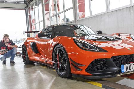 Lotus Exige Cup 380, Leistungsmessung