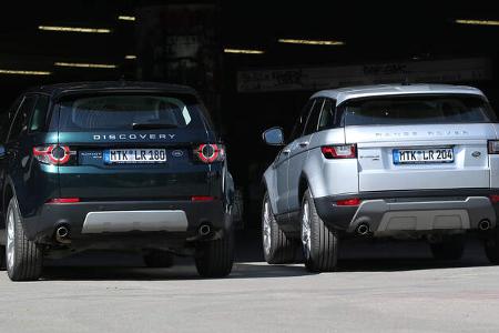 Land Rover Discovery Sport, Range Rover Evoque, Exterieur