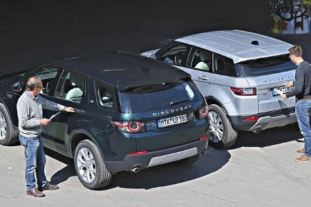 Land Rover Discovery Sport, Range Rover Evoque, Exterieur