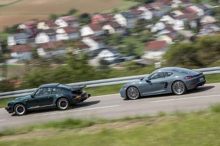 Porsche 911 Turbo 3.3 - Porsche 718 Cayman - Sportwagen