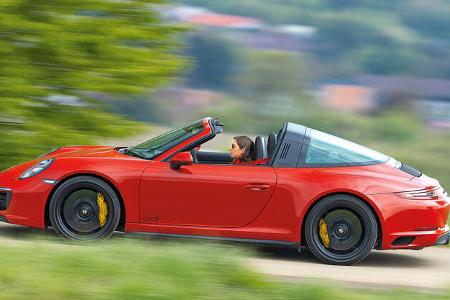 Porsche 911 Targa 4 GTS, Seitenansicht