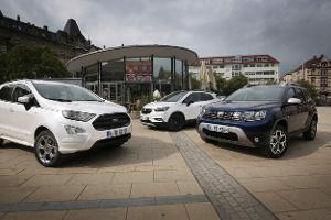 Dacia Duster, Ford Ecosport, Opel Mokka X