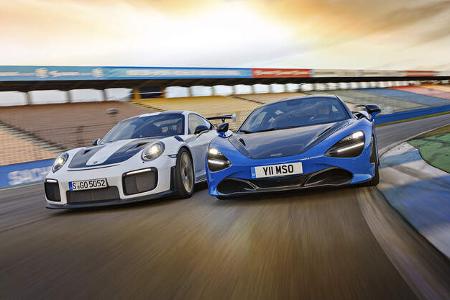 McLaren 720S, Porsche 911 GT2 RS, Exterieur