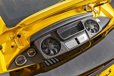Porsche 911 991.2 Turbo S, Motorraum, Motorabdeckung, Motor
