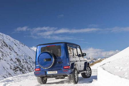 Mercedes G 350 d Fahrbericht Hochgurgl / Timmelsjoch Winter 2018
