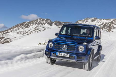 Mercedes G 350 d Fahrbericht Hochgurgl / Timmelsjoch Winter 2018