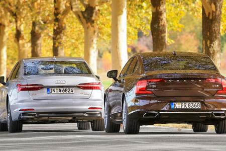 ams0219, Vergleichstest, Audi A6 45 TDI Quattro, Volvo S90 D5 AWD, Exterieur