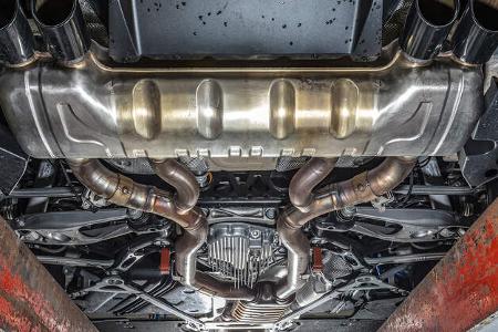 BMW M2 Competition, Abgasanlage, Auspuff