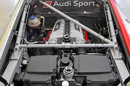 Audi R8 LMS GT3, Motorraum