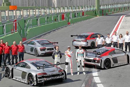 Audi GT Tracktest, Audi Sport Customer Racing