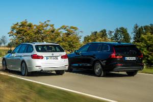 BMW 318d Touring Sport Line, Volvo V60 D3 Momentum