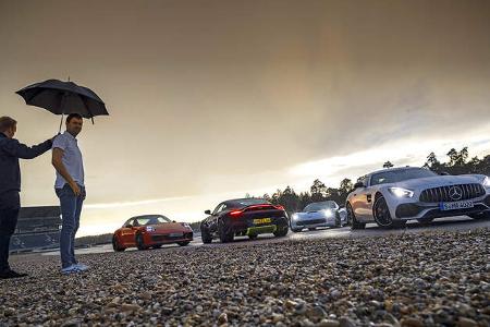 Aston Martin Vantage, Chevrolet Corvette Grand Sport, Mercedes-AMG GT S, Porsche 911 Carrera GTS, Exterieur
