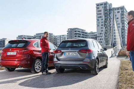 Mercedes B200d, BMW 218d Active Tourer Mercedes B200d, BMW 218d Active Tourer