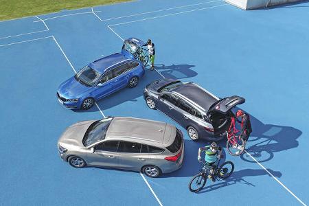 Ford Focus Turnier, Renault Megane, Skoda Octavia Combi, Exterieur