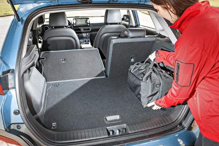 Hyundai Kona, Kofferraum