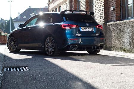 Mercedes-AMG A35, Einzeltest, Heck