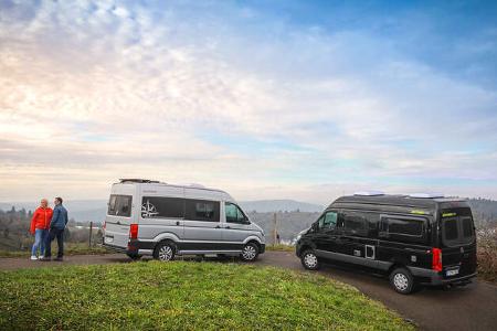 Vergleichstest Hymer-Car Grand Canyon S und Westfalia Sven Hedin