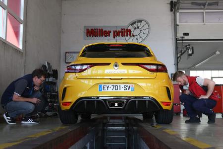 Renault Megane R.S., Werkstatt